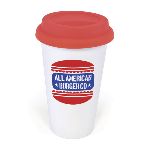 PLASTIC 375ml TAKE OUT MUG