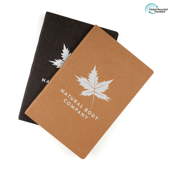 A5 WASHED NOTEBOOK MADE FROM RECYCLED MATERIALS