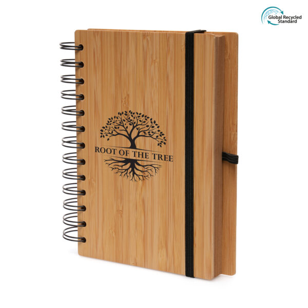 B6 SPIRAL BAMBOO NOTEBOOK