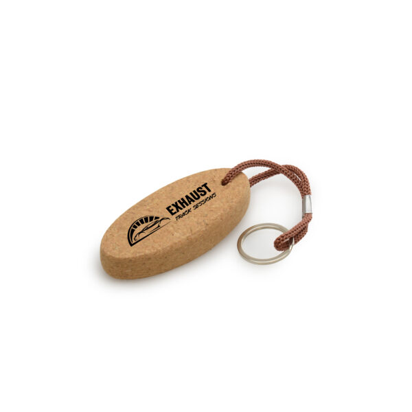 OVAL CORK KEYRING